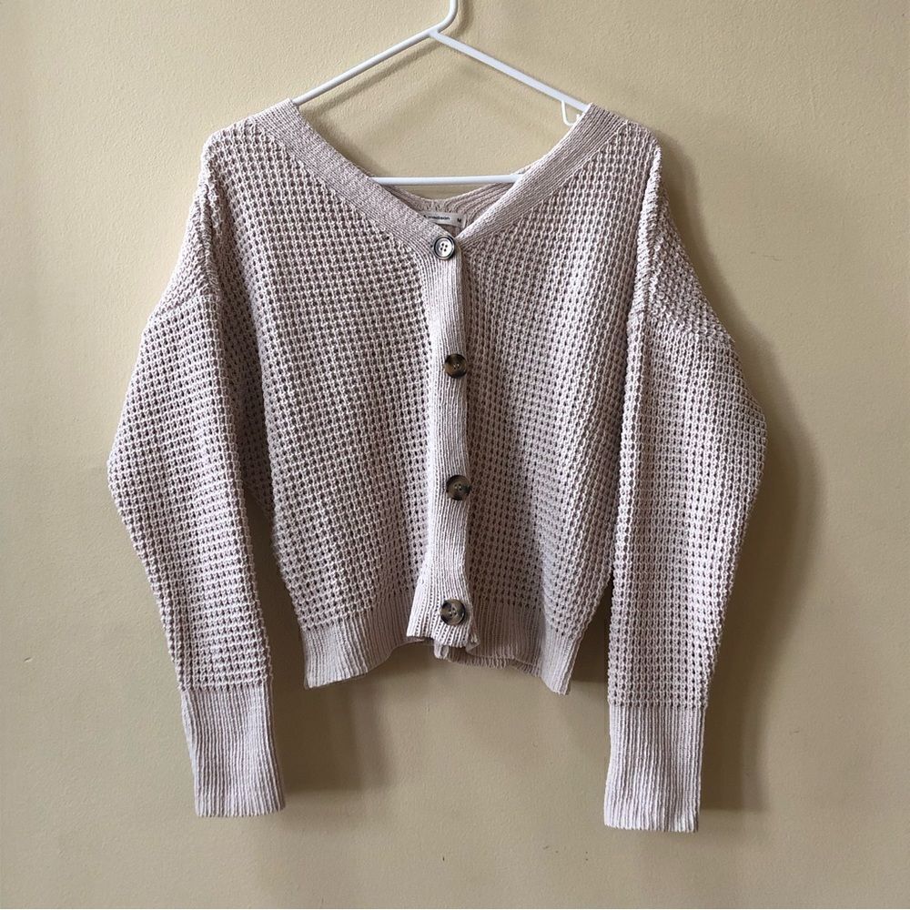 Moon and Madison Oversized V-neck Sweater